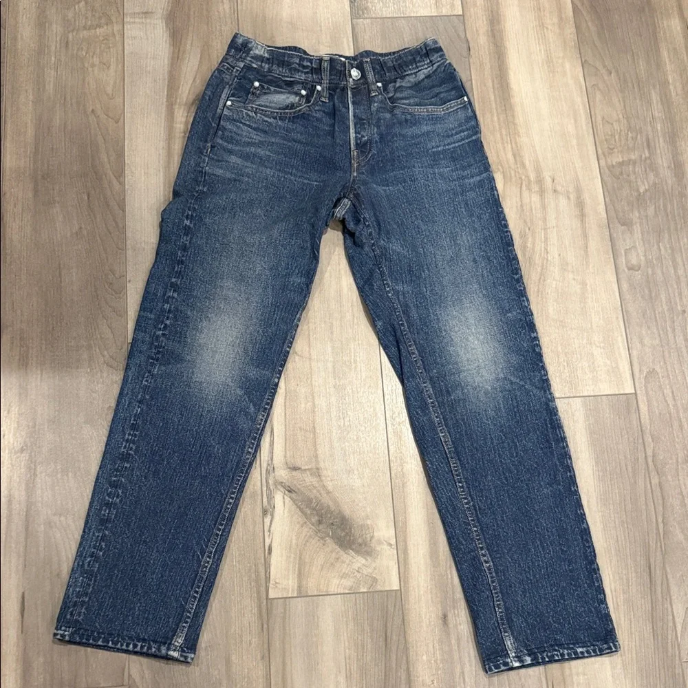 Rag & Bone Miramar Relaxed Straight Pull On Sweatpants Jeans. Cotton Terry - Picture 4 of 14